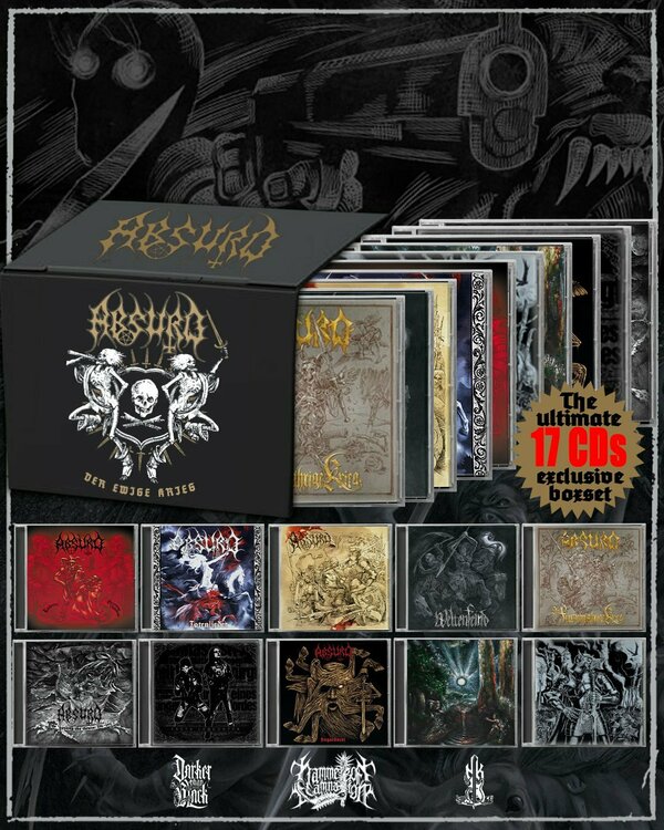 未開封 スティーヴィーレイヴォーン &ダブルトラブル CD BOX K9203 Der Ewige Krieg (Box 17 CDs) – Classic Metal – Especializada em
