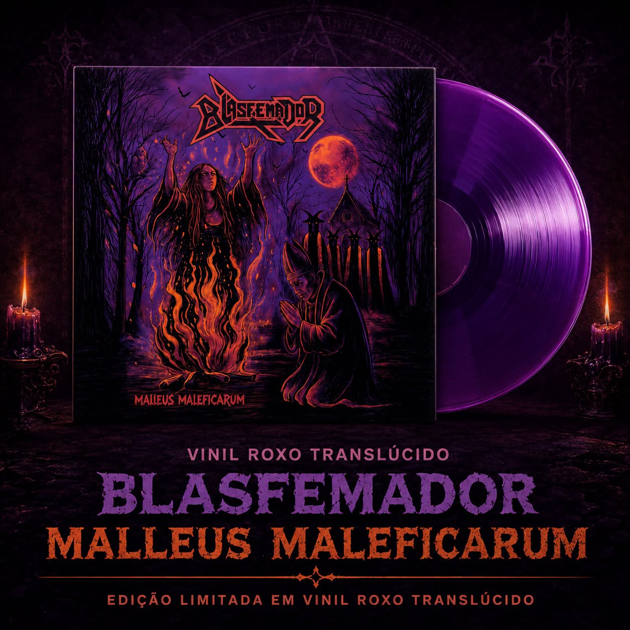 Blasfemador – Malleus Maleficarum (LP Roxo)