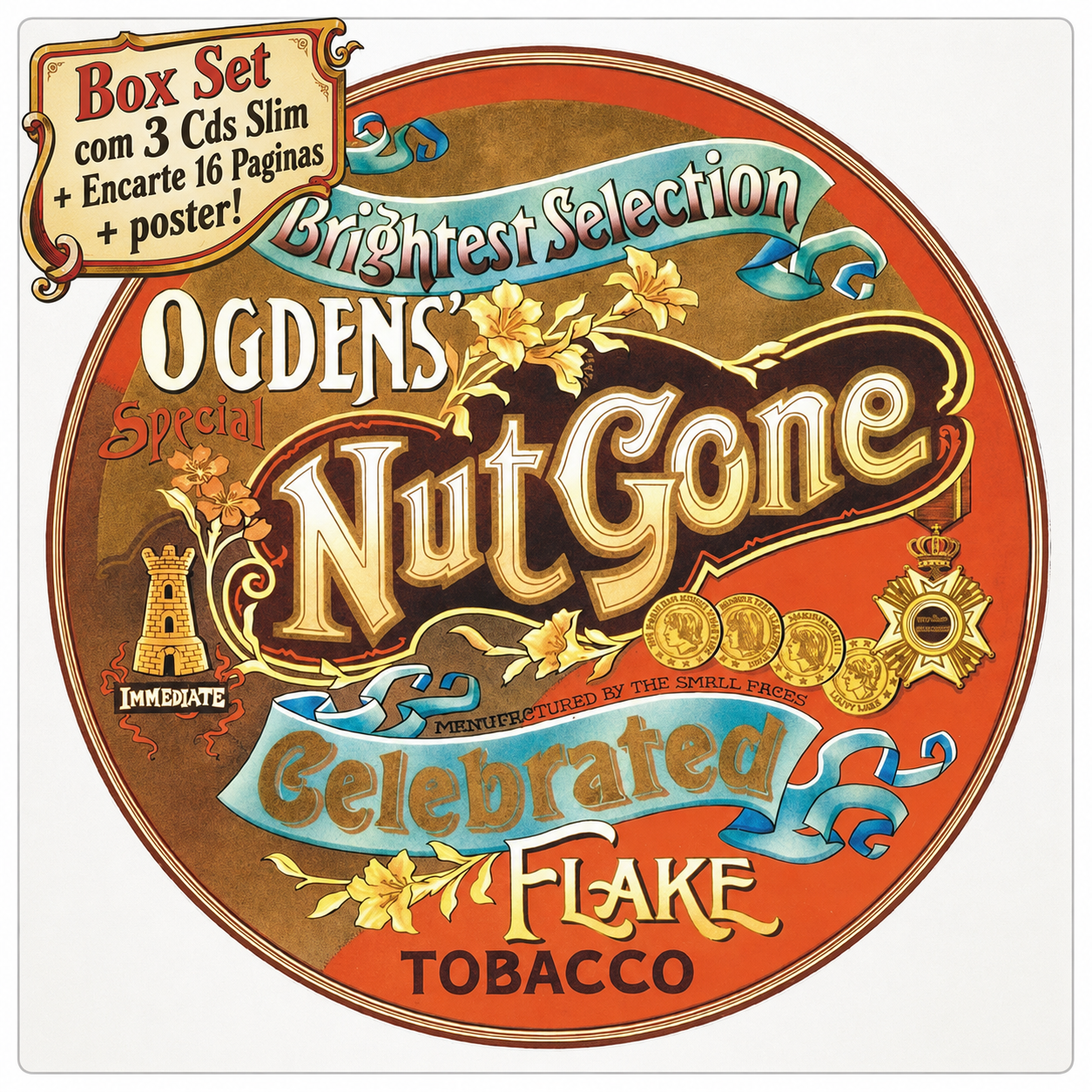 Small Faces – Ogdens Nut Gone Flake (Box Set com 3 cds)